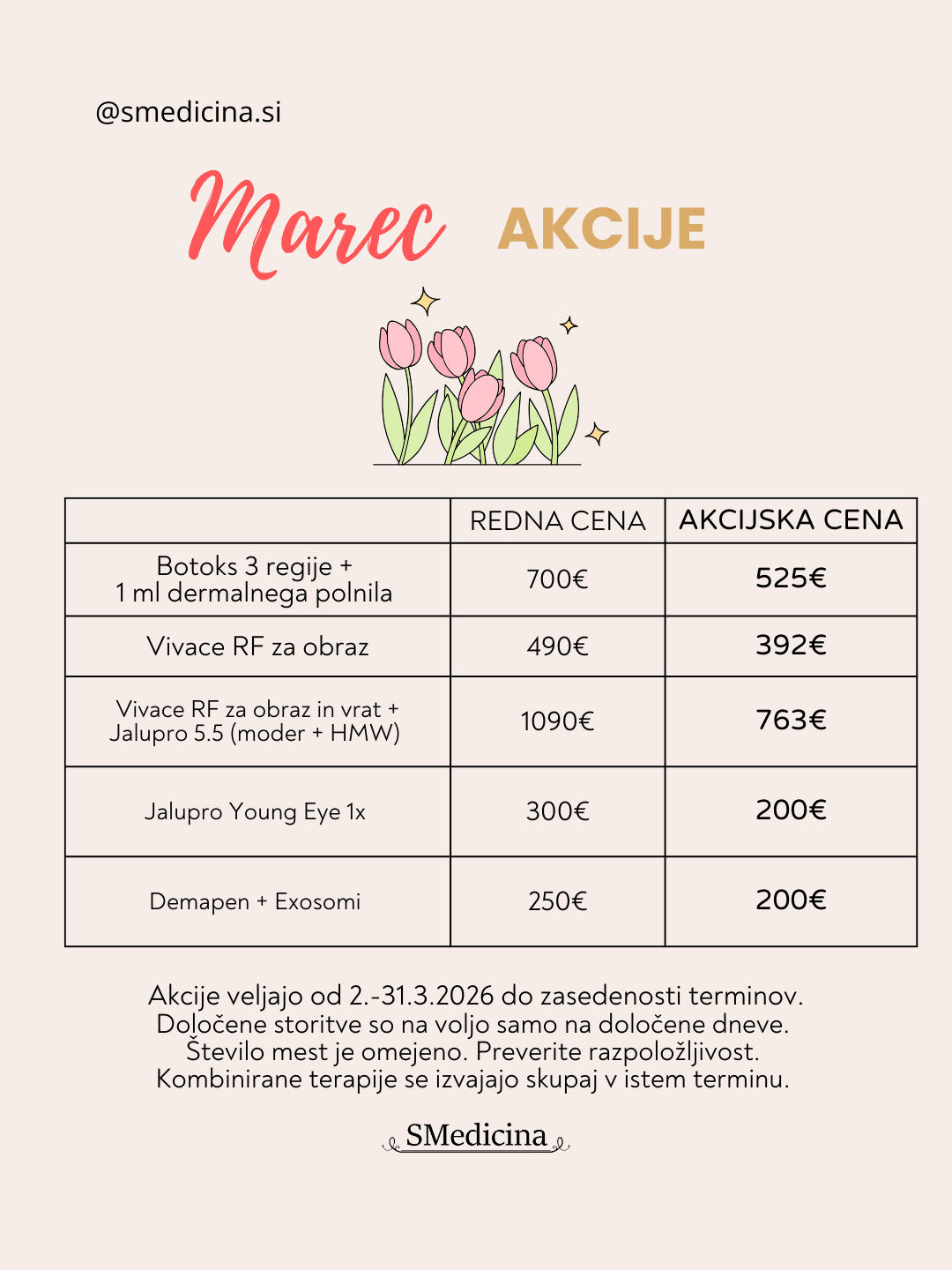 Akcije v marcu 
